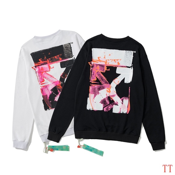 Off-White Graphic Print Sweatshirt in Black and White