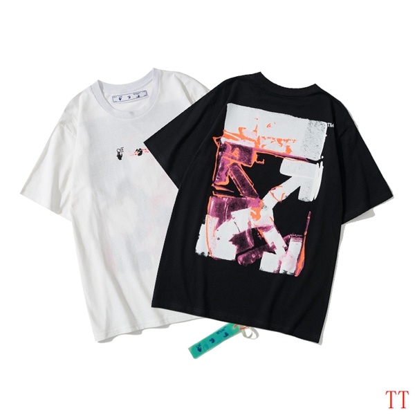 Off-White graphic print T-shirt in White and Black