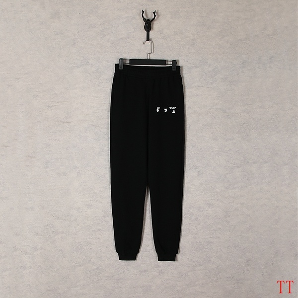 Off-White Black Jogger Pants with Arrow Print